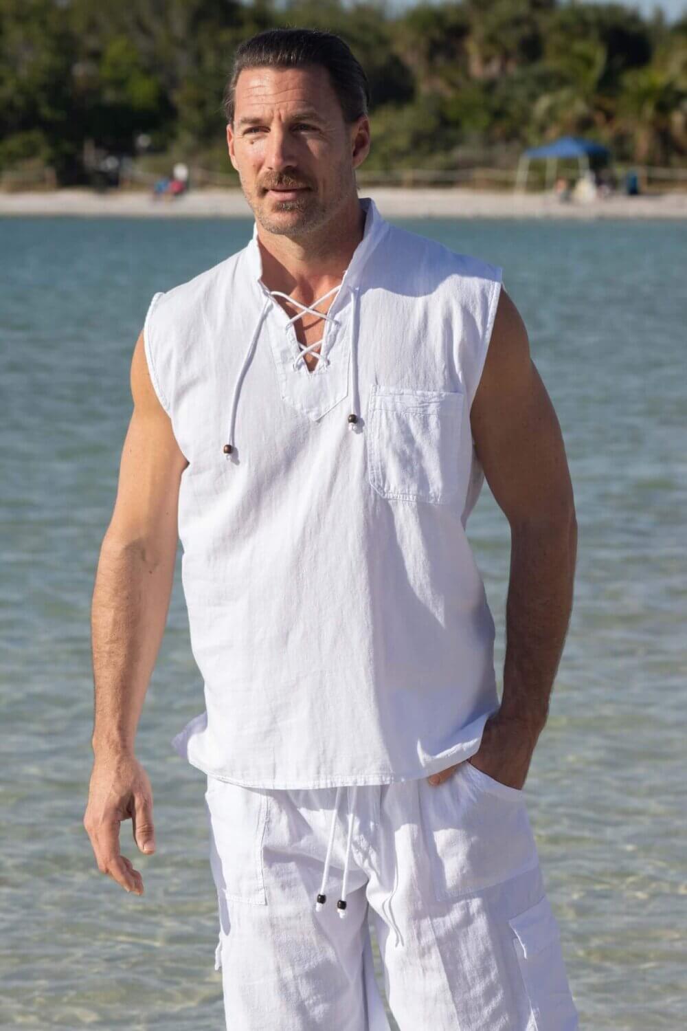 Mykonos Sleeveless Shirt