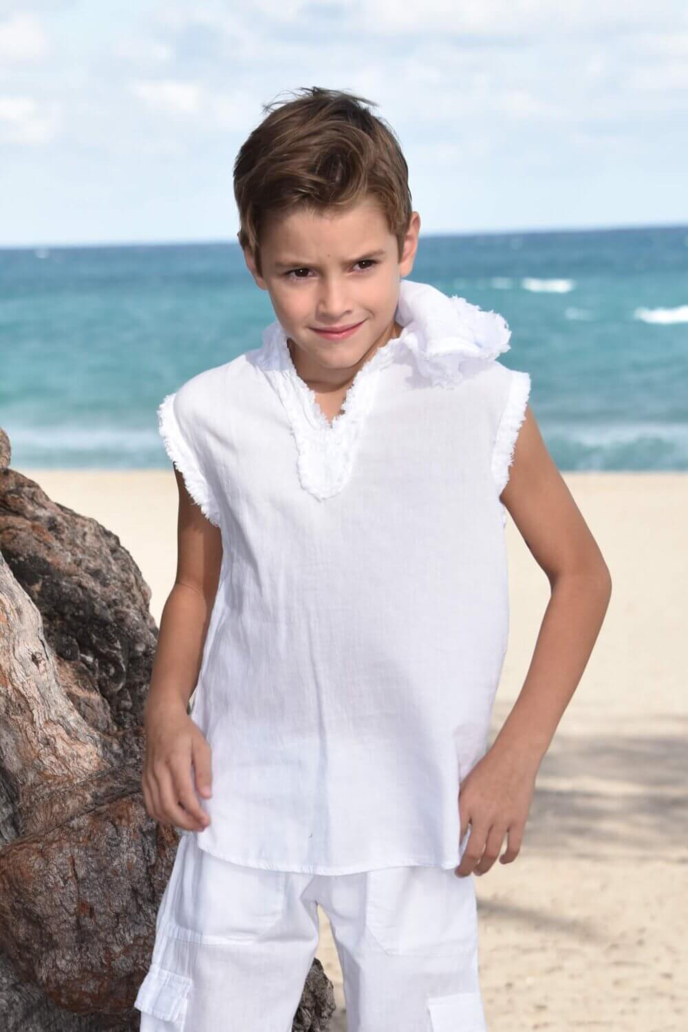 Boy's Palermo Sleeveless Hoodie