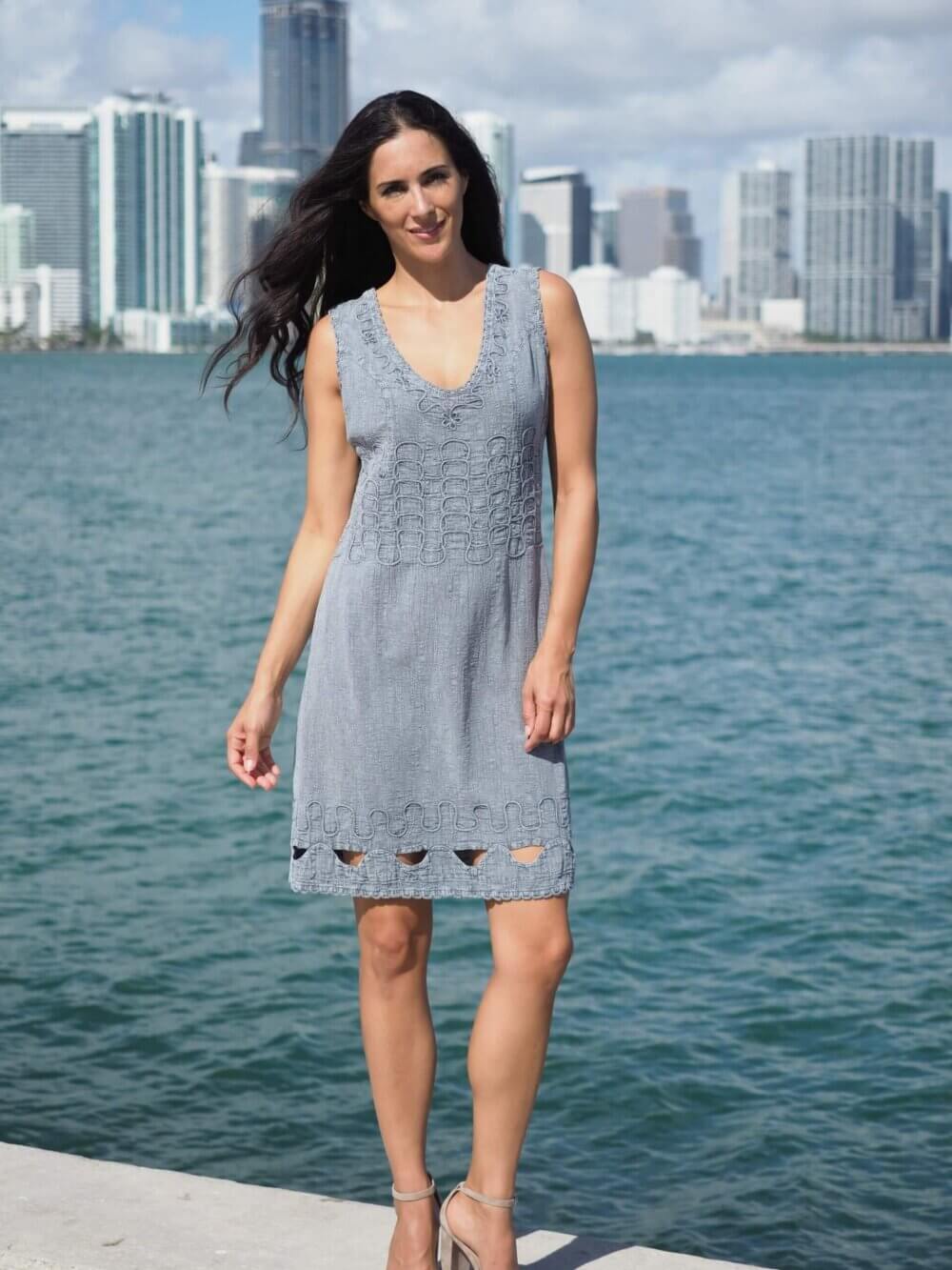 Largo Fossil Gray Dress