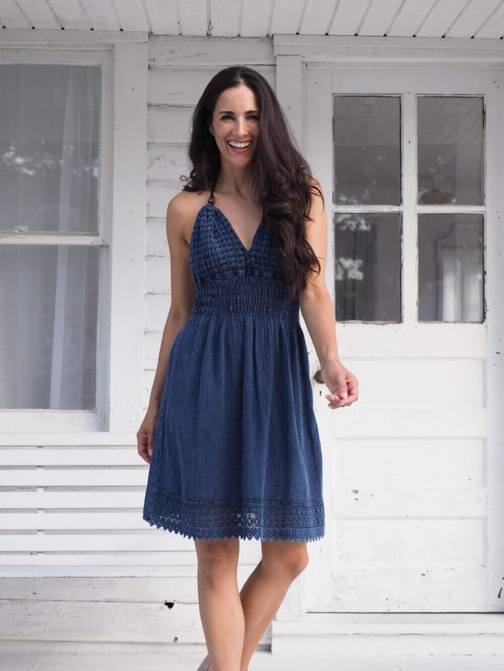 Martinique Midnight Blue Dress