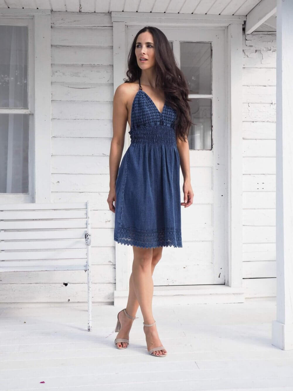 Martinique Midnight Blue Dress