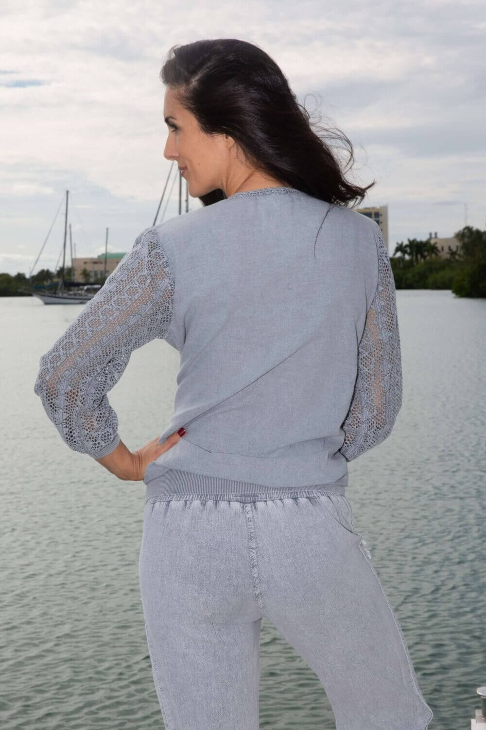 Seaside Fossil Gray Jacket