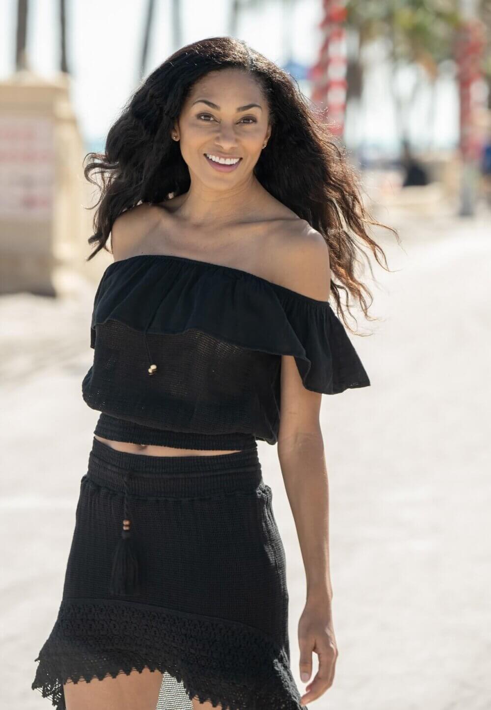 Bonita Black Off-Shoulder Top - Image 3